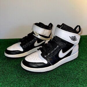 Nike Air Jordan 1 Hi Flyease Sz 5Y Black White DC7986-011